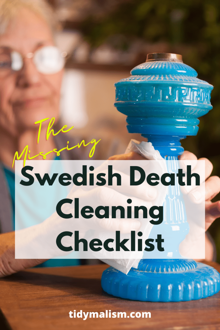 A Simple Swedish Death Cleaning Checklist Tidymalism