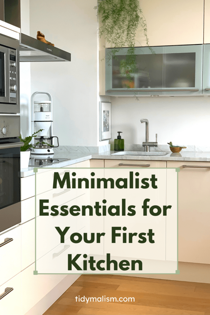 Free Printable of Kitchen Essentials for a First Apartment