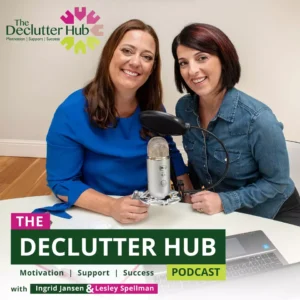 Thumbnail of Declutter Hub podcast.