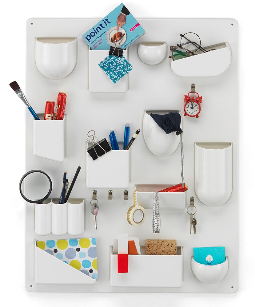 Vitra Uten.silo - a great hanging organiser example of small kitchen ideas to maximise space.