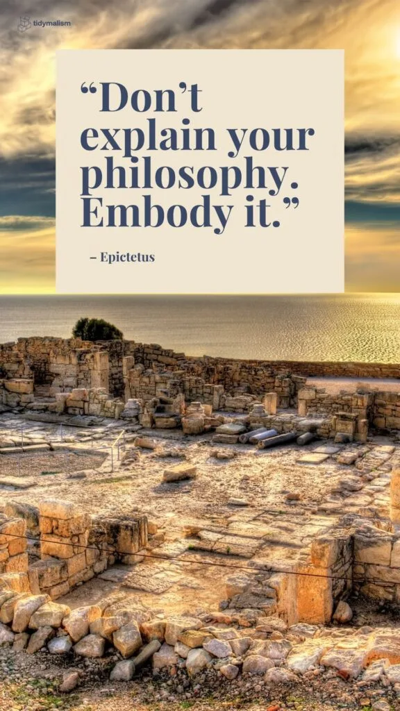Quote form Epictetus