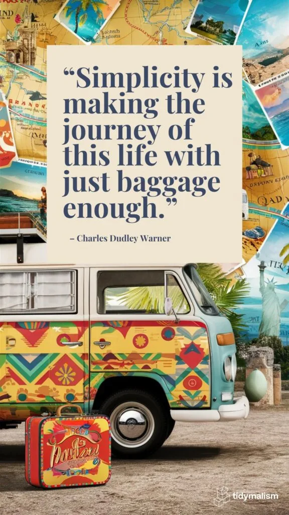 Charles Dudley Warner quote about simple living