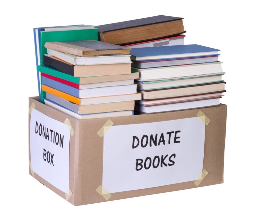 book donation box