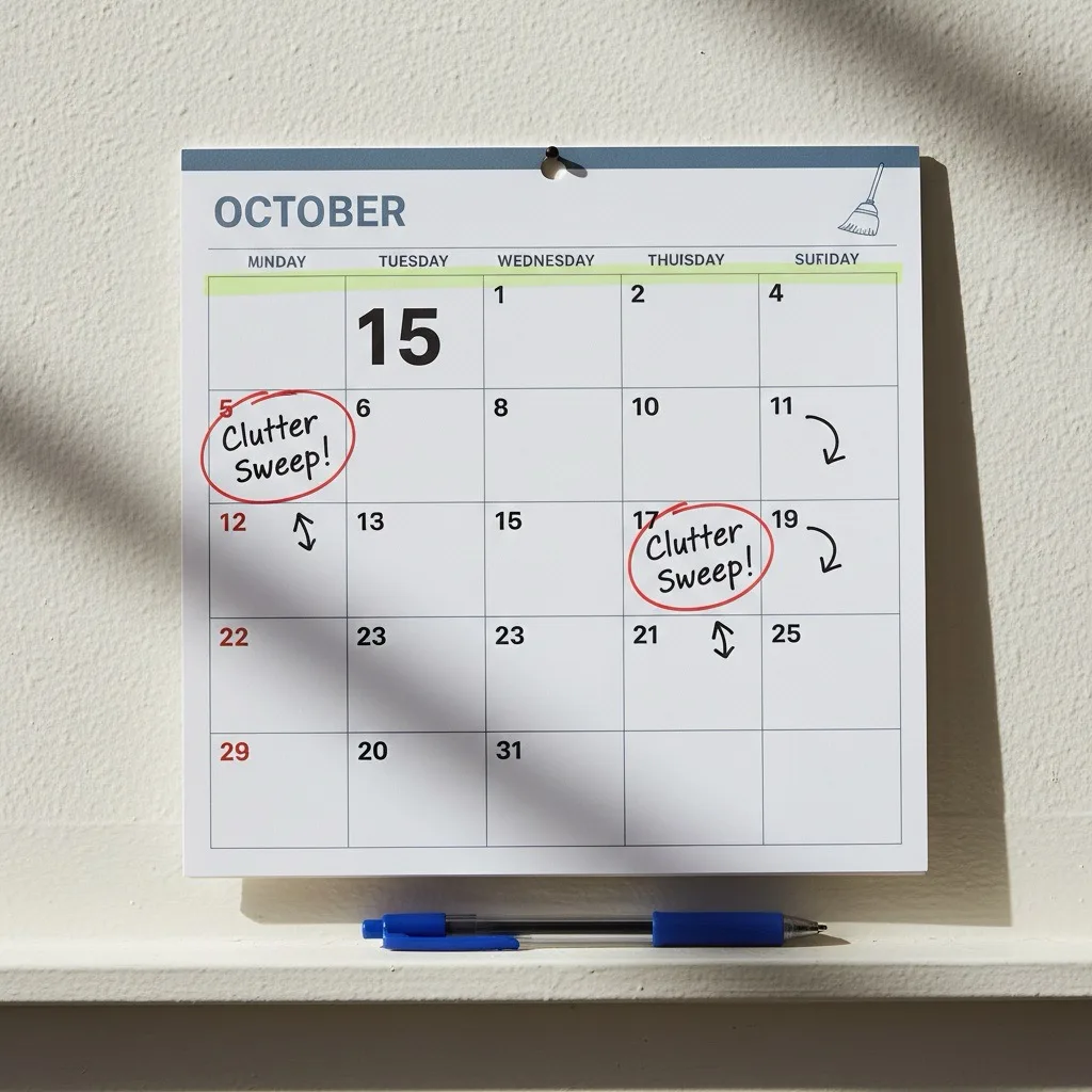 small flat organising tips