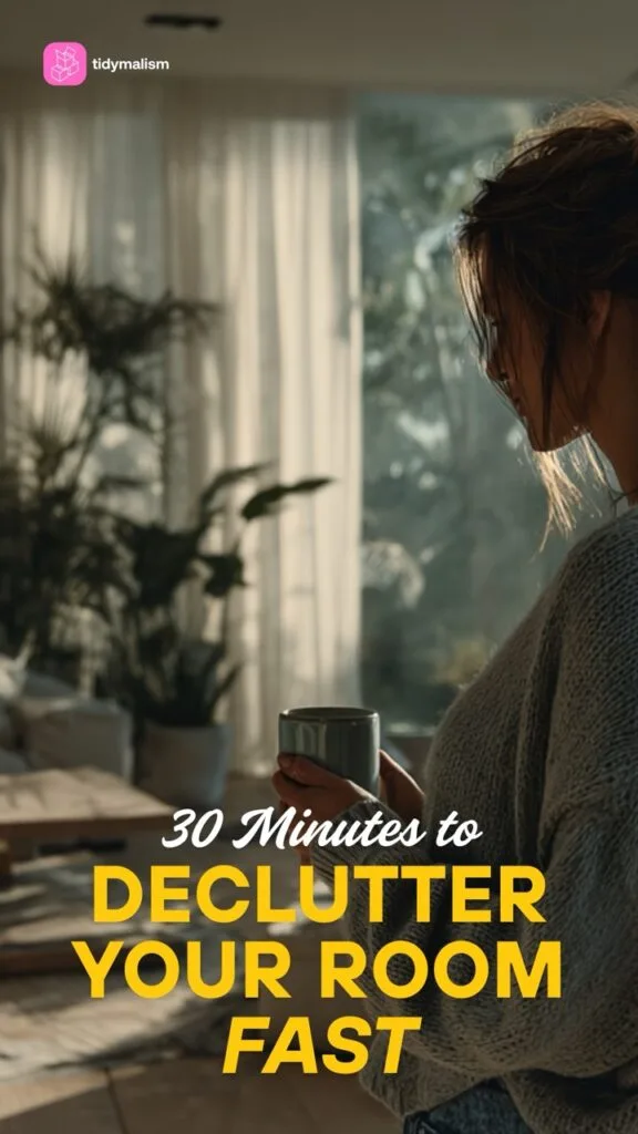 declutter a room in 30 minutes