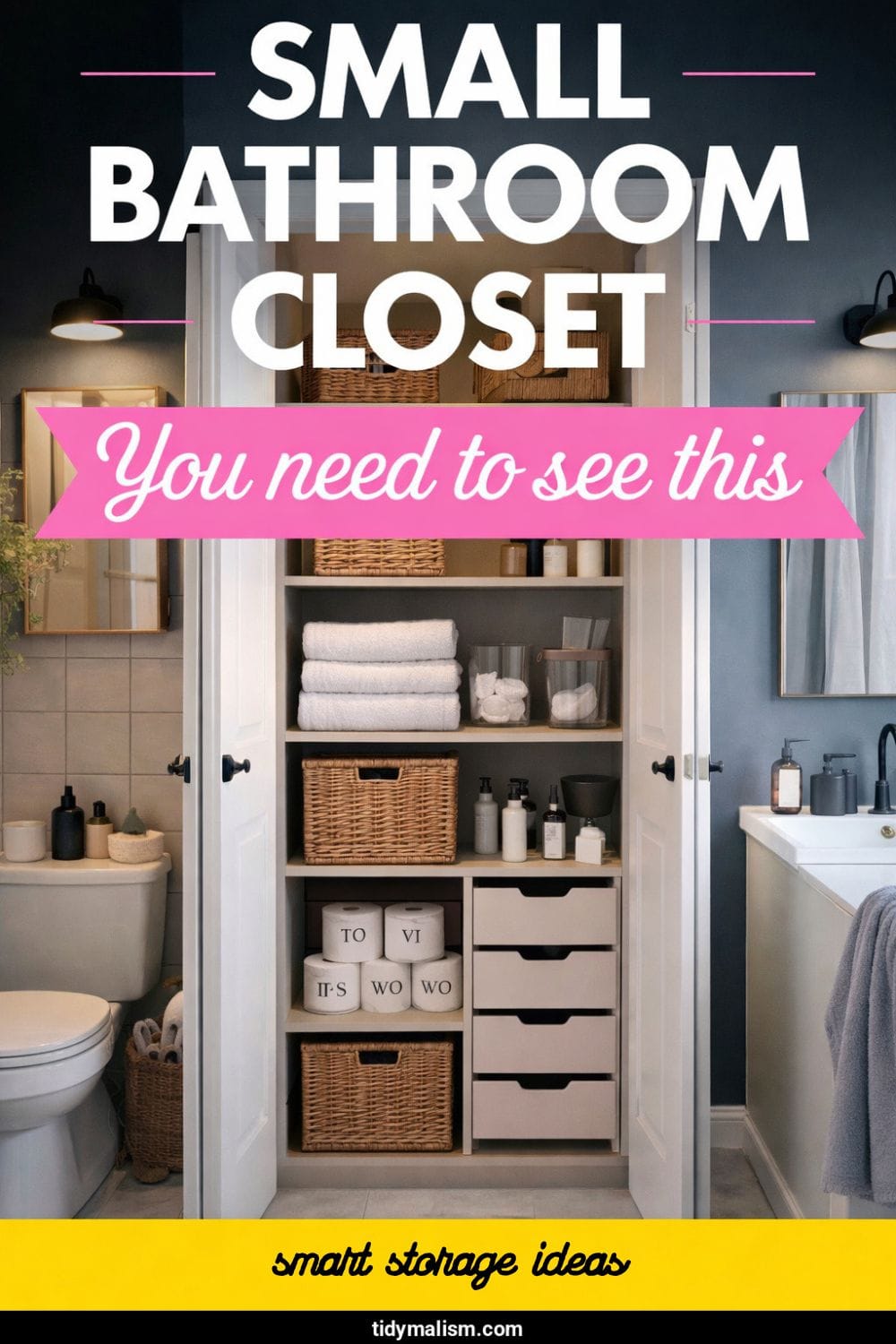 5 Small Bathroom Closet Ideas You Need to Try