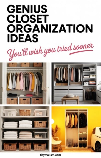 closet organization ideas