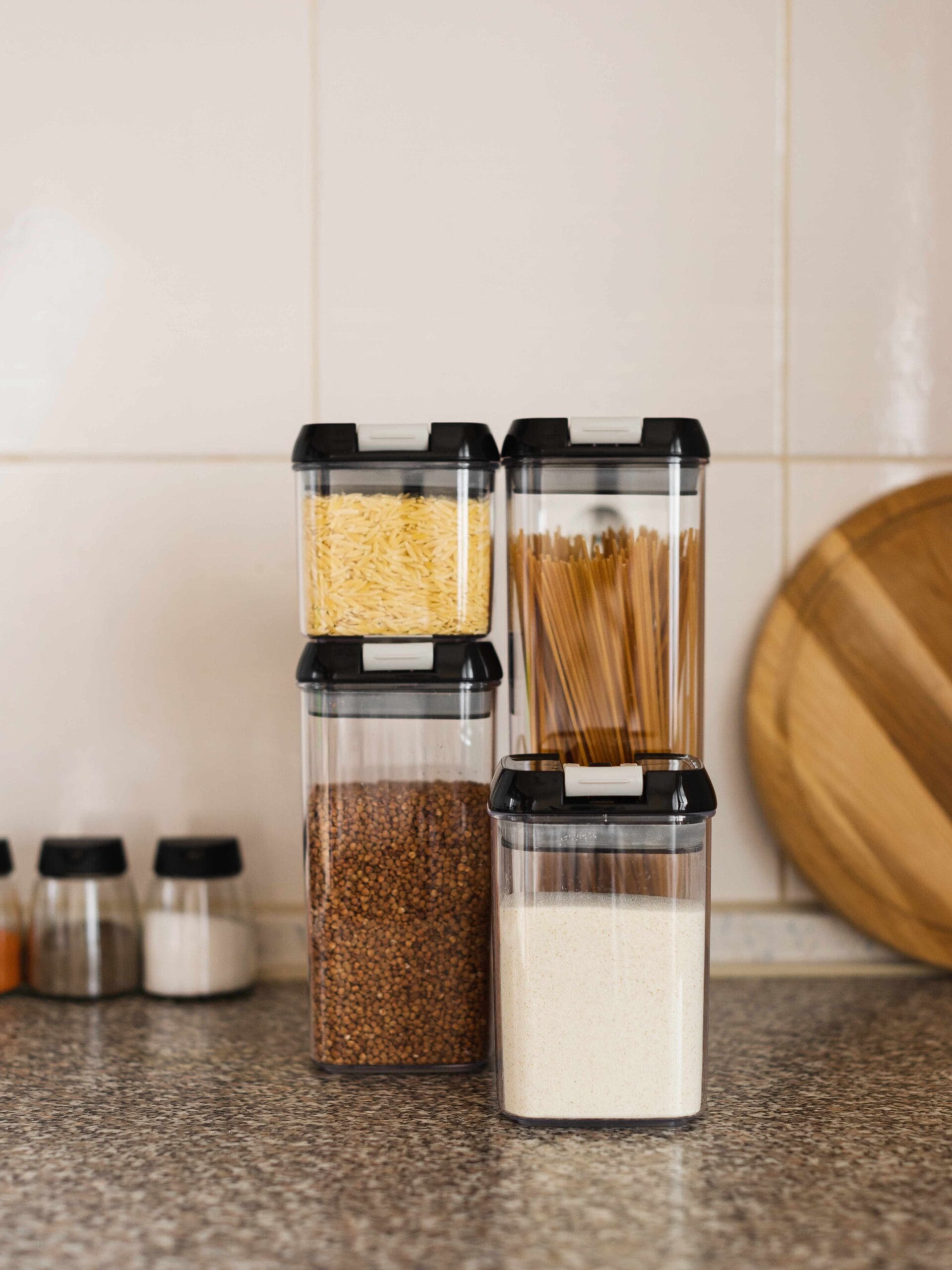 Store Pantry Items in Clear Containers