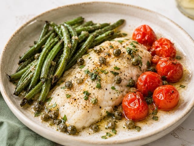 baked fish dinner for one