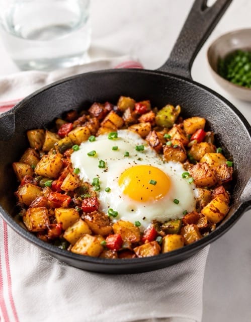 crispy potato hash