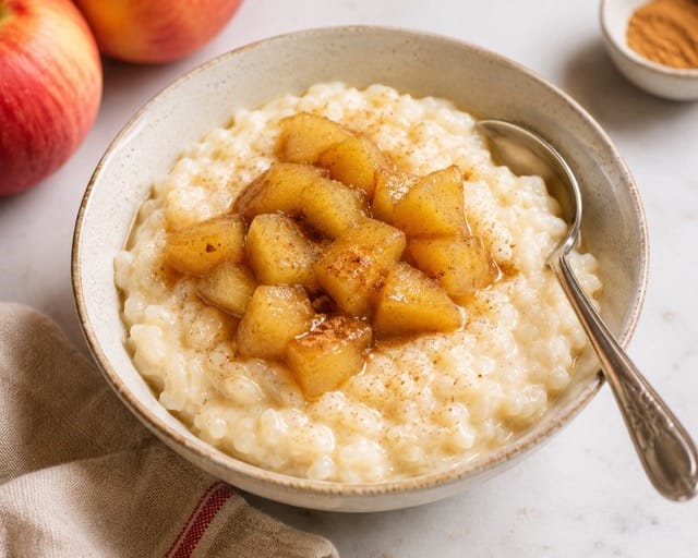 single serving homemade rice pudding