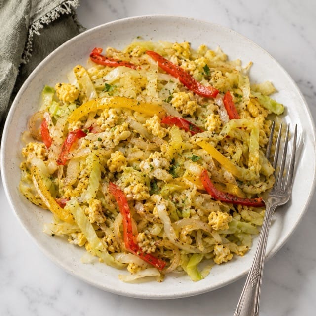 cabbage egg stir fry recipe