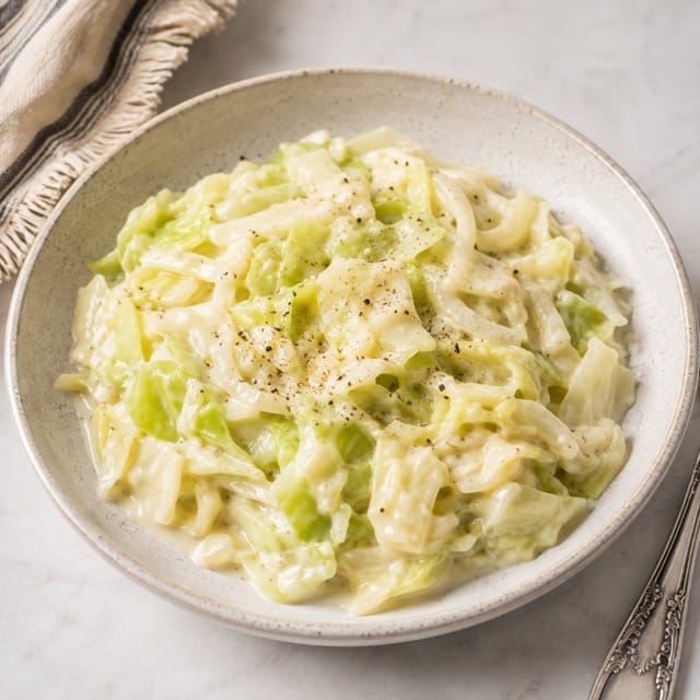 creamed cabbage recipe for one