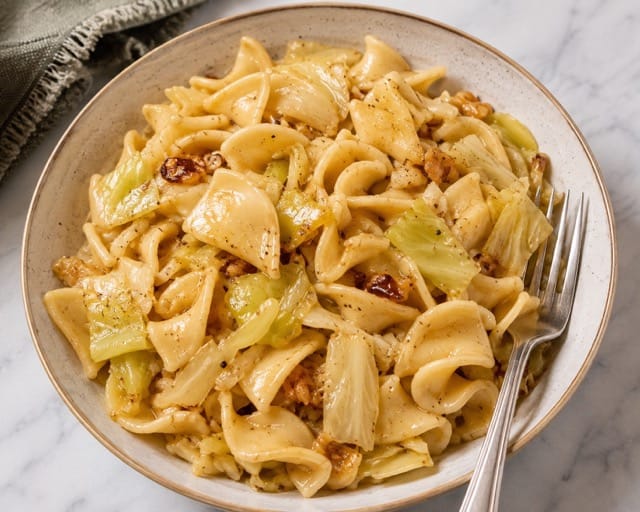 noodles with cabbage