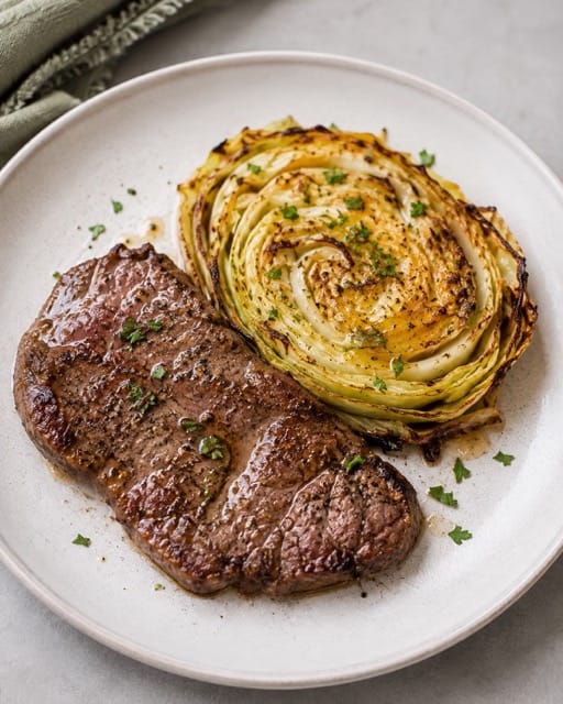 roasted cabbage wedges recipe
